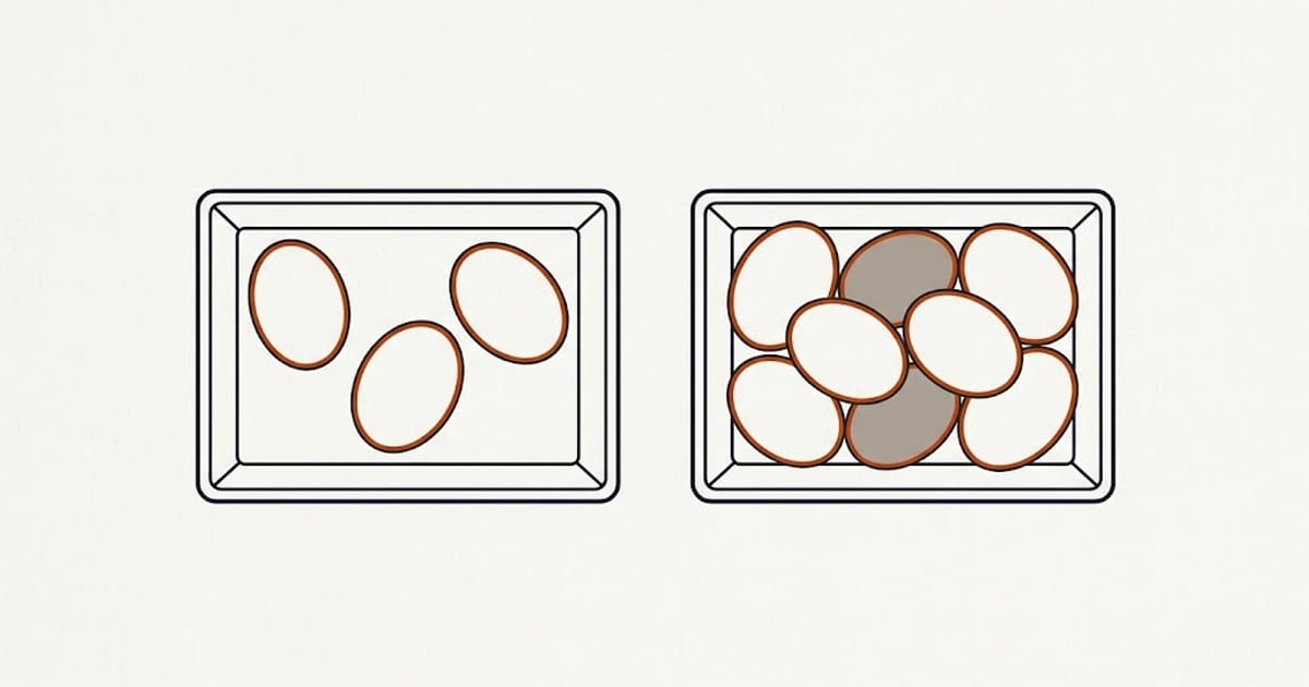 Basket load against cooking time