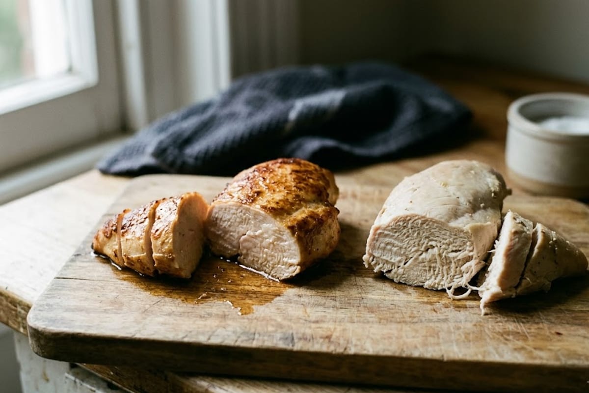 A hot oven finishes before the surface dries