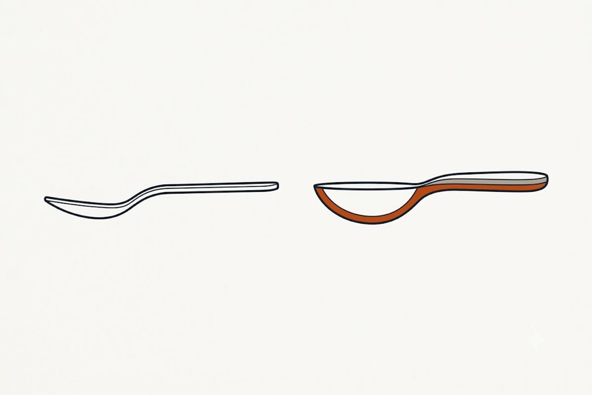 A US tablespoon and an Australian one