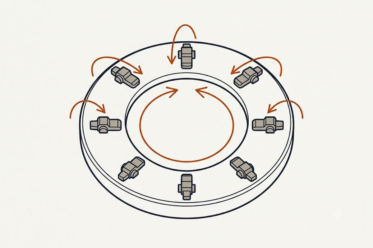 A ring rather than a pile
